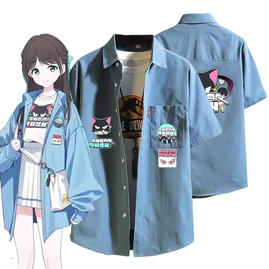 ブルーアーカイブ バンド tシャツ コスプレ 衣装 杏山カズサ ブルアカ Amazon | ブルーアーカイブ 杏山カズサ Tシャツ コスプレ衣装 上